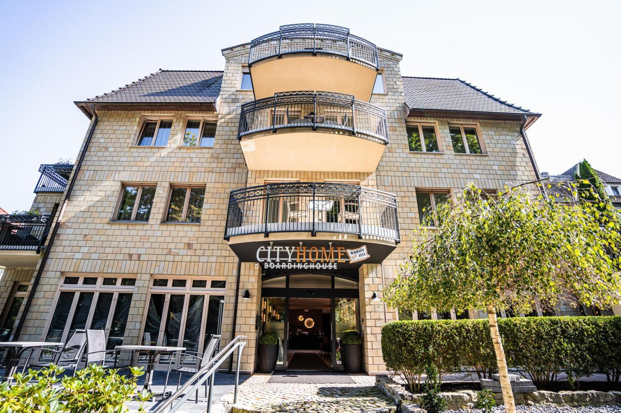 Hotel Cityhome Am Kurpark Bad Salzuflen Exteriör bild